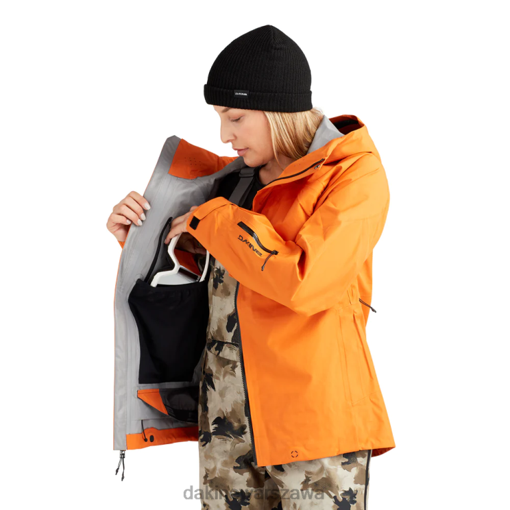 Dakine dla obu płci Kurtka Stoker Gore-Tex 3L B0XJ2274 zardzewiała pomarańcza odzież