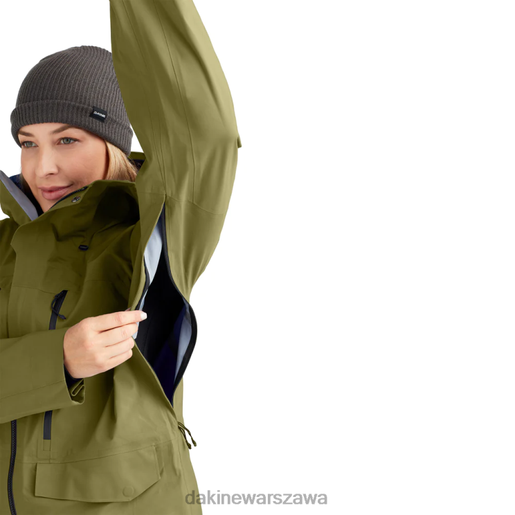 Dakine dla obu płci Kurtka nadawcza ze stretchem 3l B0XJ2350 ziemista zieleń odzież