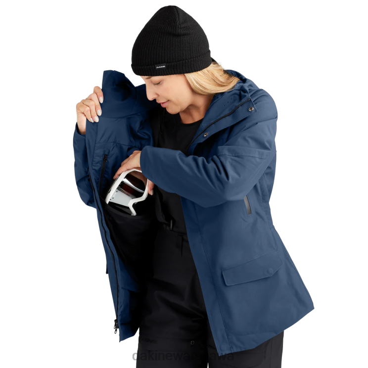 Dakine dla obu płci osiągnij izolowaną kurtkę 20 tys B0XJ2361 wyblakły granat odzież