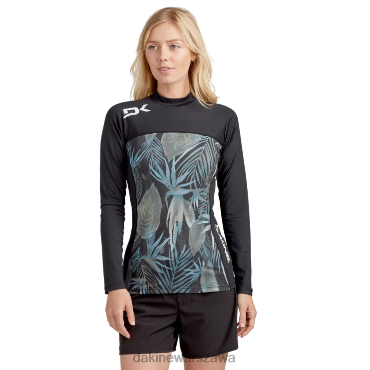 Dakine dla obu płci HD dobrze dopasowana załoga rashguard z długim rękawem B0XJ2344 nadruk nahele odzież