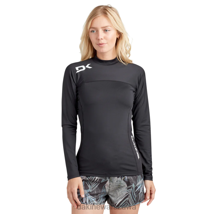 Dakine dla obu płci HD dobrze dopasowana załoga rashguard z długim rękawem B0XJ2345 czarny odzież