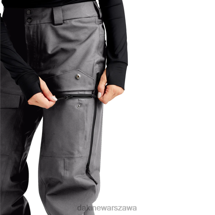 Dakine dla obu płci spodnie sender stretch 3l B0XJ2358 Stalowa szarość odzież