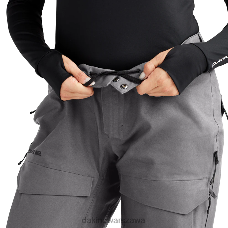 Dakine dla obu płci spodnie sender stretch 3l B0XJ2358 Stalowa szarość odzież