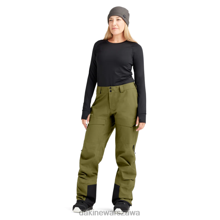 Dakine dla obu płci spodnie sender stretch 3l B0XJ2359 ziemista zieleń odzież