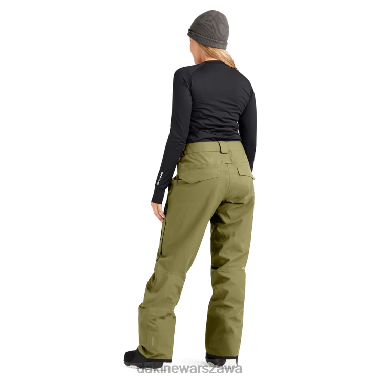 Dakine dla obu płci spodnie sender stretch 3l B0XJ2359 ziemista zieleń odzież