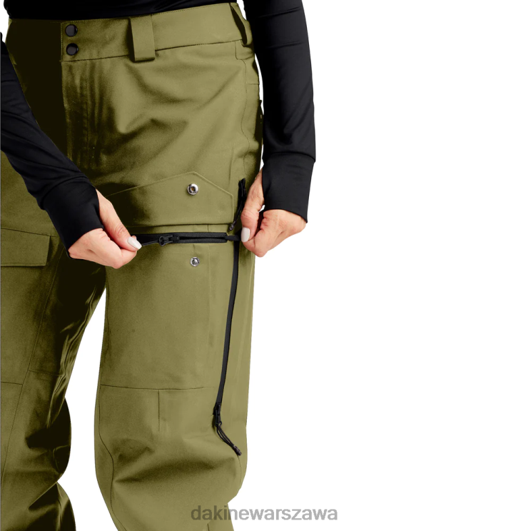 Dakine dla obu płci spodnie sender stretch 3l B0XJ2359 ziemista zieleń odzież