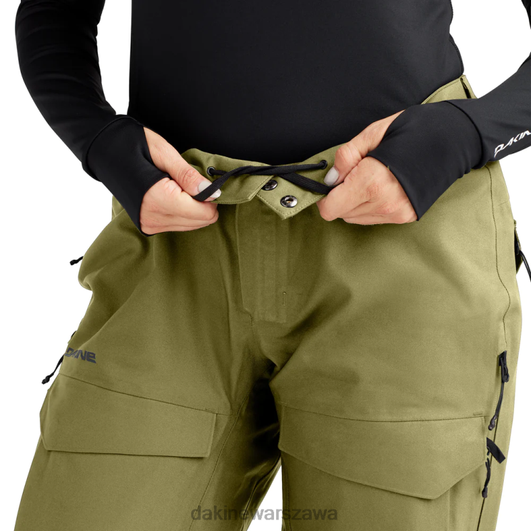 Dakine dla obu płci spodnie sender stretch 3l B0XJ2359 ziemista zieleń odzież