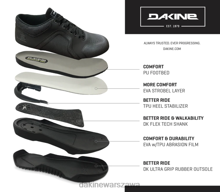 Dakine kobiety buty do jazdy na rowerze górskim do driftu B0XJ2980 błękit galaktyczny/błękit horyzontu obuwie