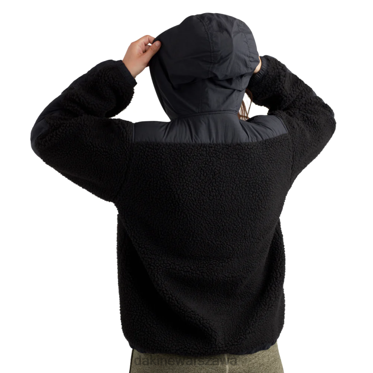 Dakine kobiety Bluza z polaru typu sherpa Ridemore B0XJ2366 czarny odzież