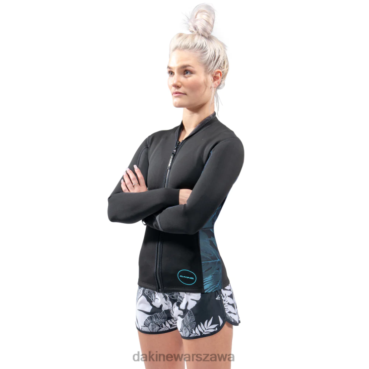 Dakine kobiety Kurtka Mission 1mm z długim rękawem B0XJ2742 czarny odzież