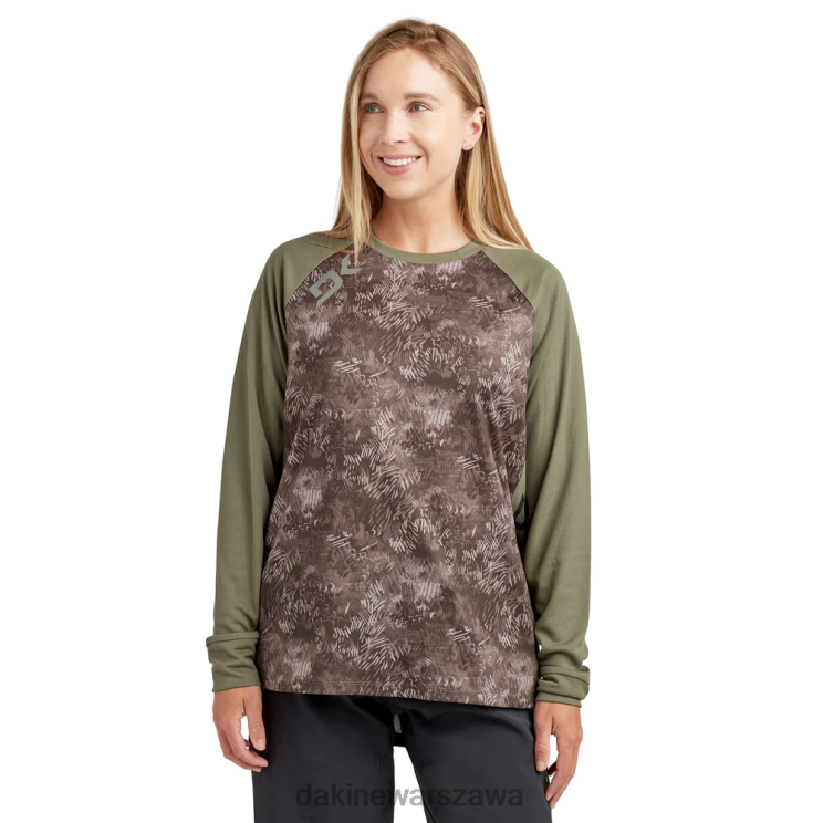 Dakine kobiety Koszulka rowerowa z długim rękawem Thrillium B0XJ2265 wydruk hashera odzież
