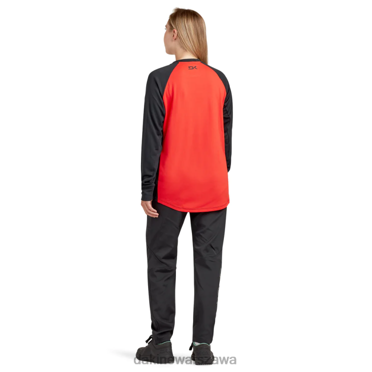 Dakine kobiety Koszulka rowerowa z długim rękawem Thrillium B0XJ2266 rozrywająca czerwień odzież