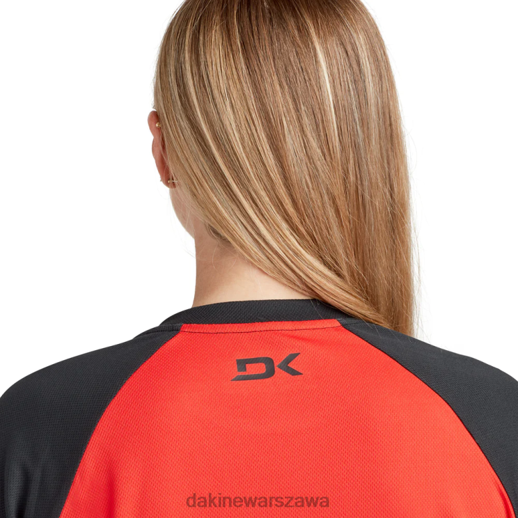 Dakine kobiety Koszulka rowerowa z długim rękawem Thrillium B0XJ2266 rozrywająca czerwień odzież