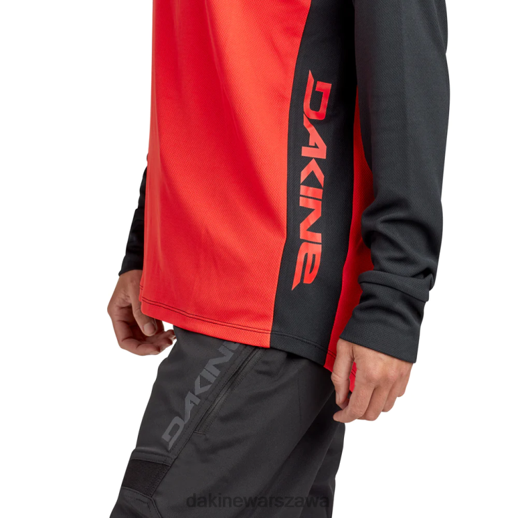Dakine kobiety Koszulka rowerowa z długim rękawem Thrillium B0XJ2266 rozrywająca czerwień odzież