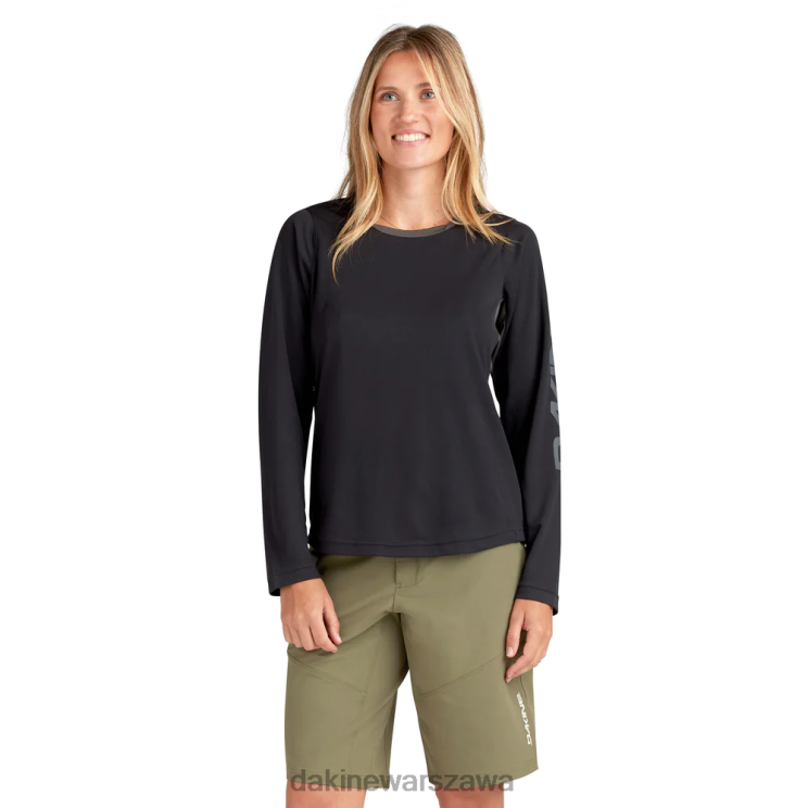 Dakine kobiety Koszulka rowerowa z długim rękawem Thrillium B0XJ2270 czarny odzież
