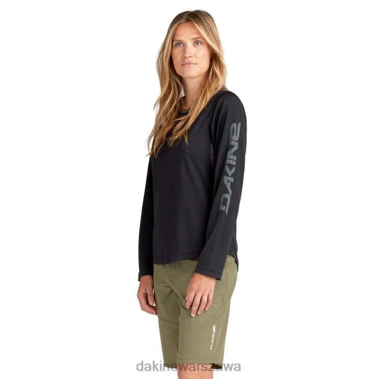 Dakine kobiety Koszulka rowerowa z długim rękawem Thrillium B0XJ2270 czarny odzież