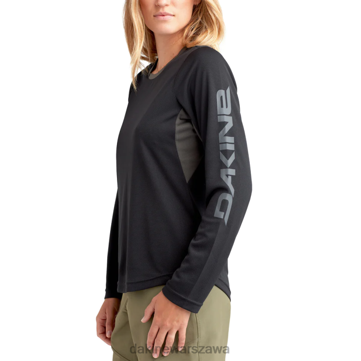 Dakine kobiety Koszulka rowerowa z długim rękawem Thrillium B0XJ2270 czarny odzież