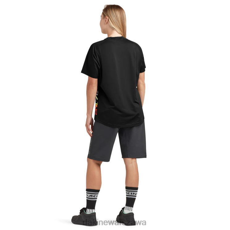 Dakine kobiety Koszulka z krótkim rękawem syncline B0XJ2281 czarna ewolucja odzież