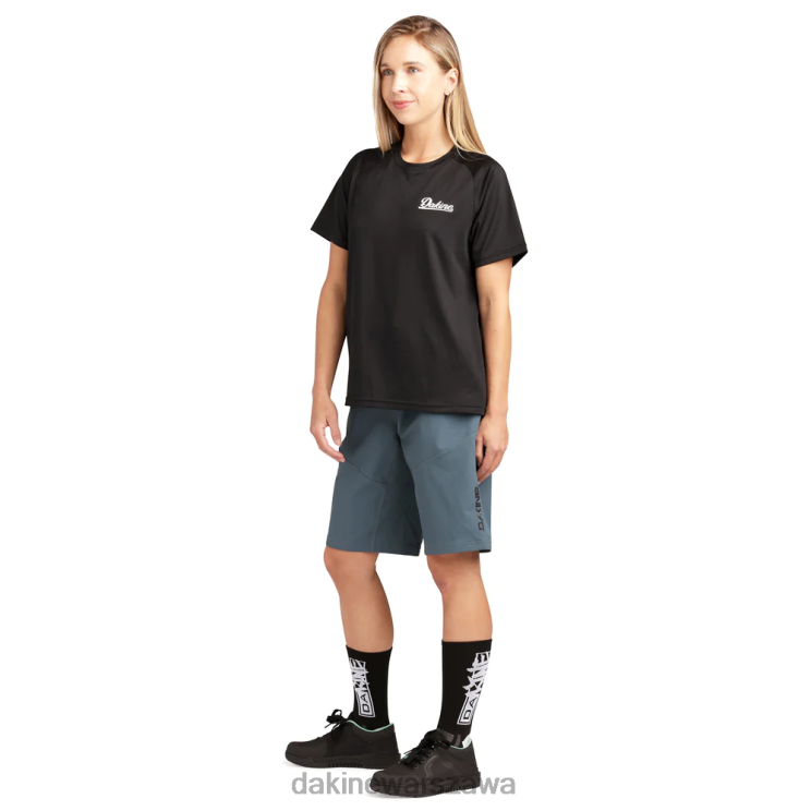 Dakine kobiety Koszulka z krótkim rękawem syncline B0XJ2282 czarny odzież