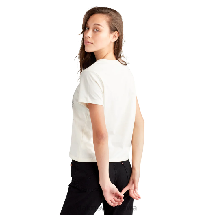 Dakine kobiety koszulka z krótkim rękawem Allset B0XJ2319 surfuj na biało odzież