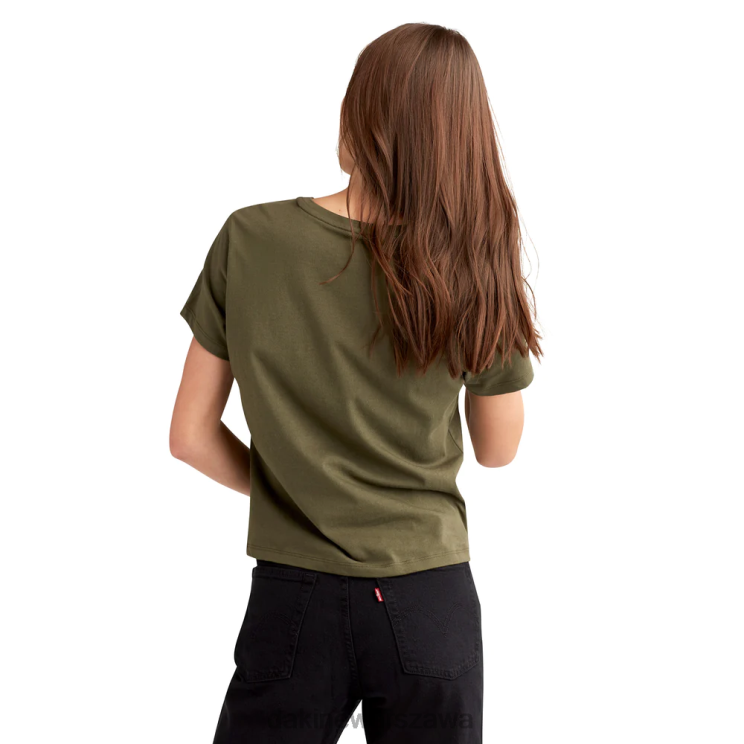 Dakine kobiety koszulka z krótkim rękawem da Rail B0XJ2299 Oliwa odzież