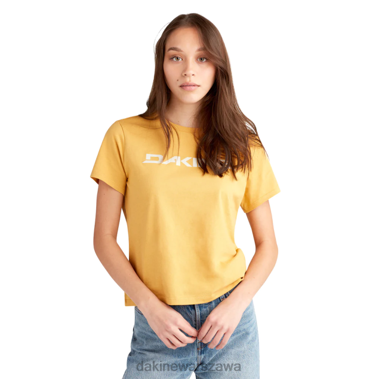 Dakine kobiety koszulka z krótkim rękawem da Rail B0XJ2301 złoto przesilenia odzież