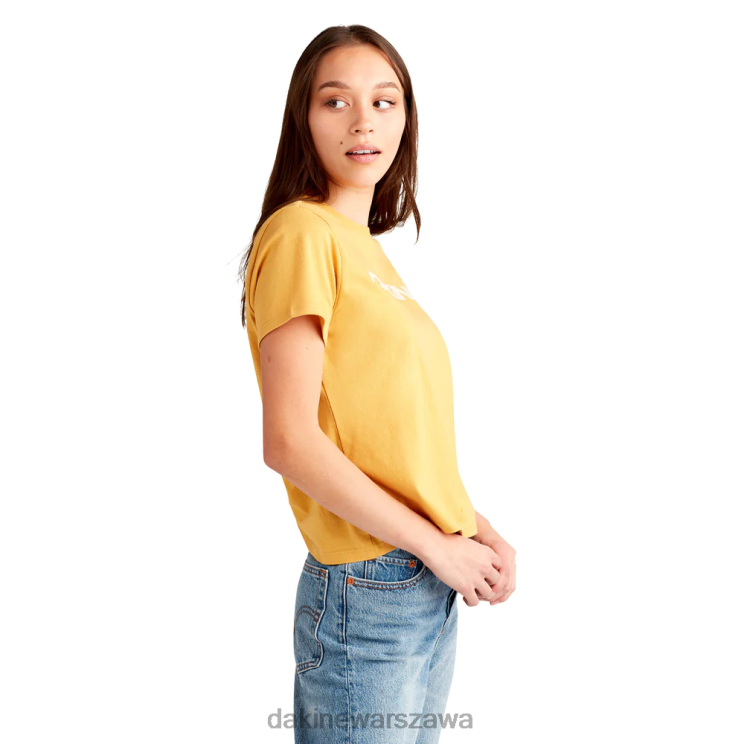 Dakine kobiety koszulka z krótkim rękawem da Rail B0XJ2301 złoto przesilenia odzież