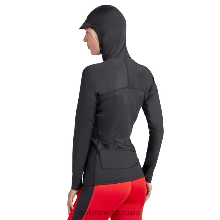 Dakine kobiety Dopasowana bluza z kapturem rashguard HD B0XJ2772 czarny odzież