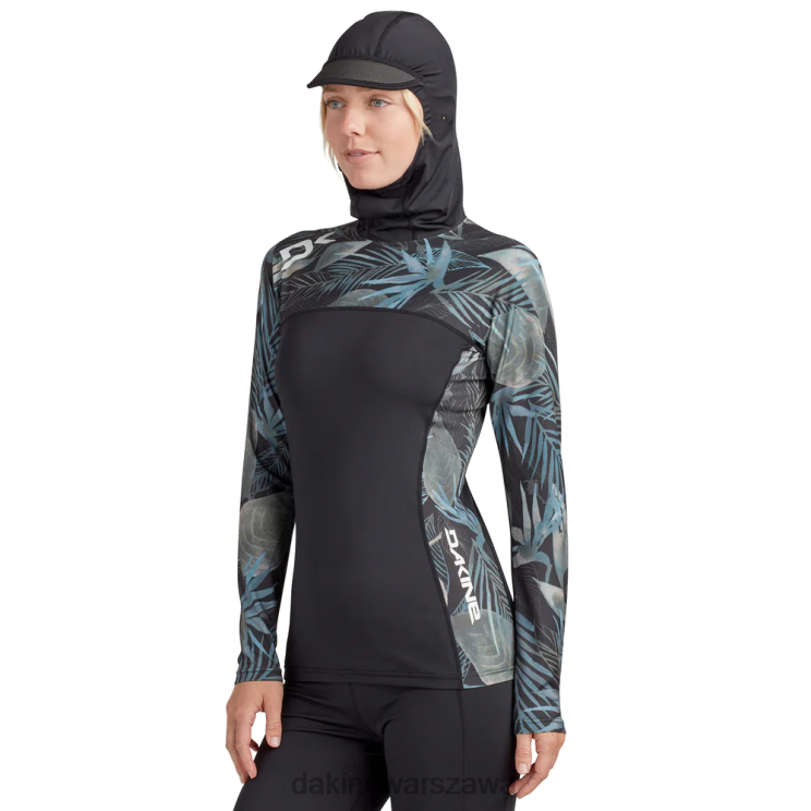 Dakine kobiety Dopasowana bluza z kapturem rashguard HD B0XJ2774 nadruk nahele odzież