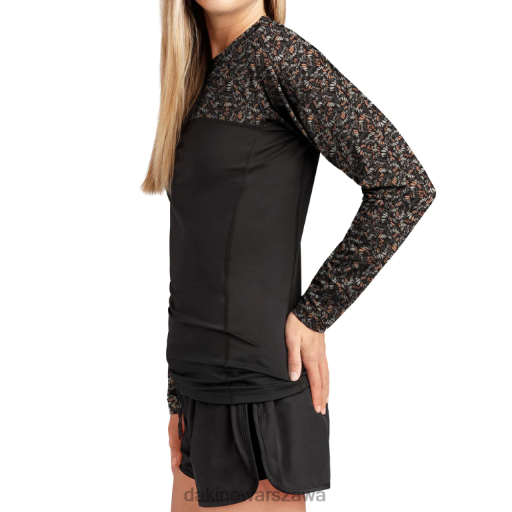 Dakine kobiety HD dobrze dopasowana załoga rashguard z długim rękawem B0XJ2347 pęd odzież