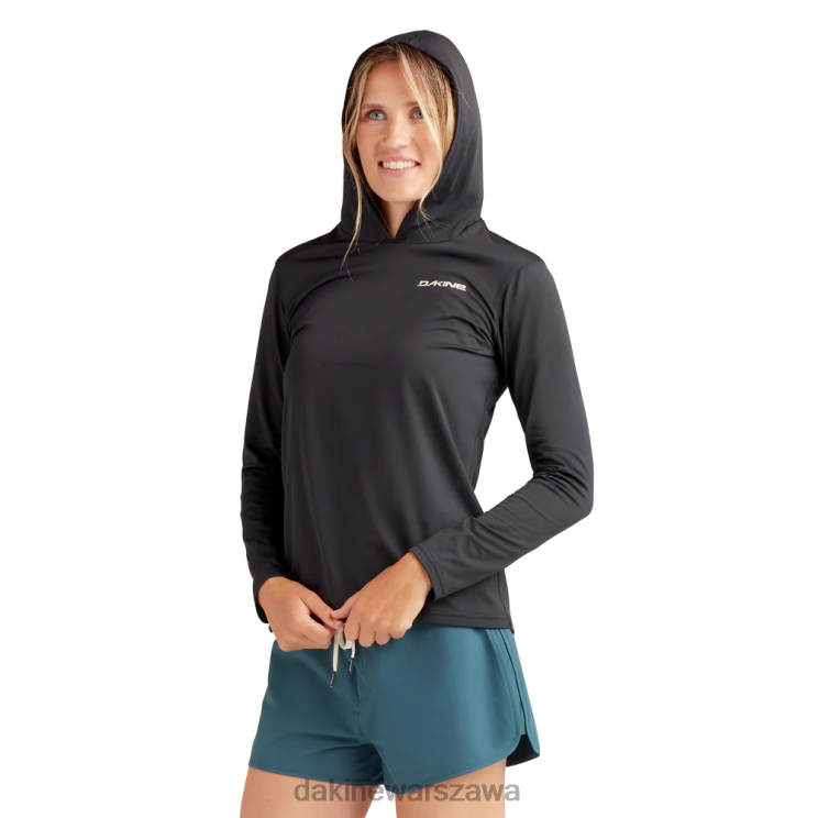Dakine kobiety Luźna bluza z kapturem z długim rękawem i kapturem Mission Mission B0XJ2289 czarny odzież