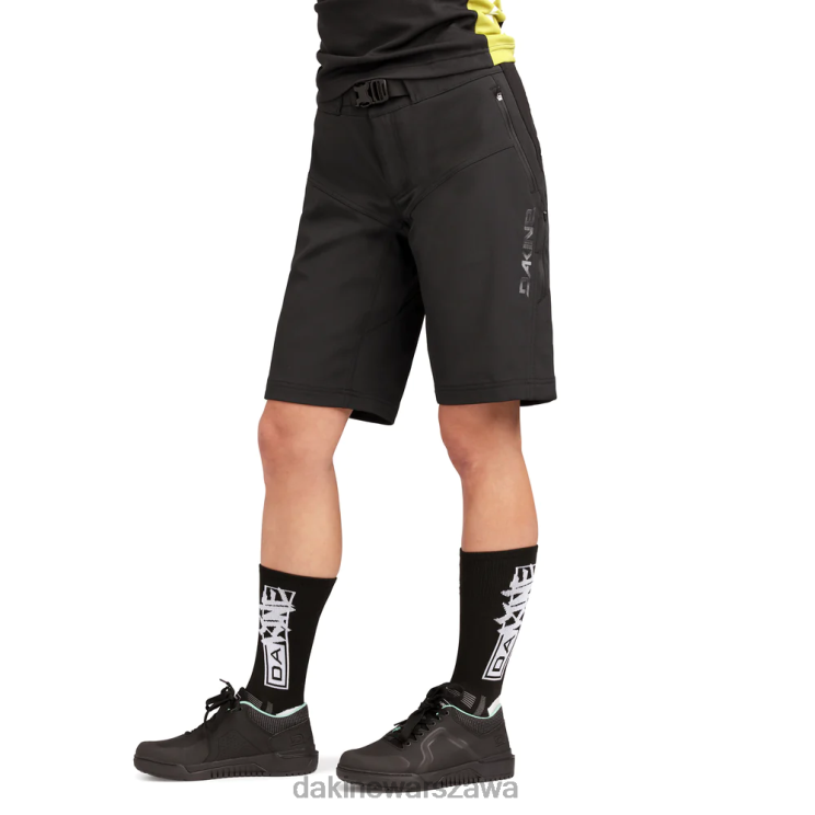 Dakine kobiety Krótki rower dreszczowy B0XJ2766 czarny odzież