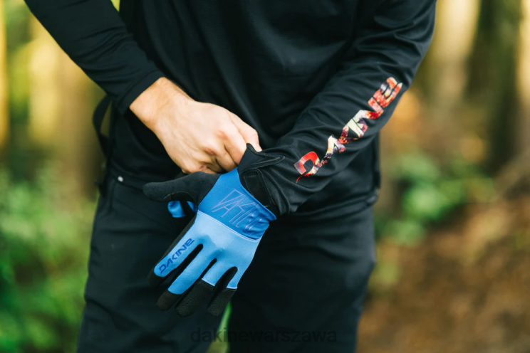 Dakine mężczyźni Żelowa rękawica rowerowa syncline B0XJ2609 głęboka czerwień akcesorium