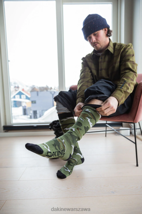 Dakine mężczyźni skarpetka freeride\'owa B0XJ2587 kamuflaż kaskadowy akcesorium