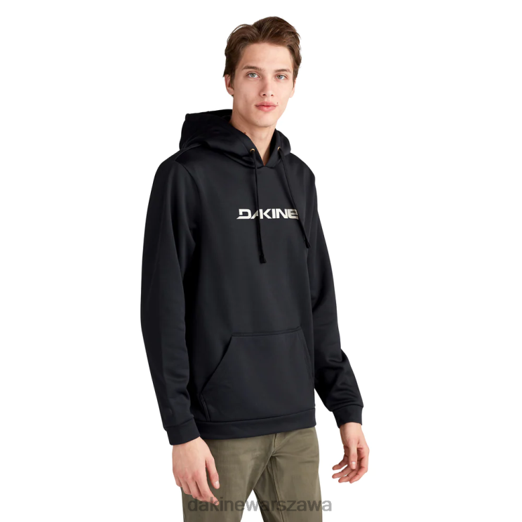Dakine mężczyźni Polarowa bluza z kapturem Rail Tech B0XJ241 czarny odzież