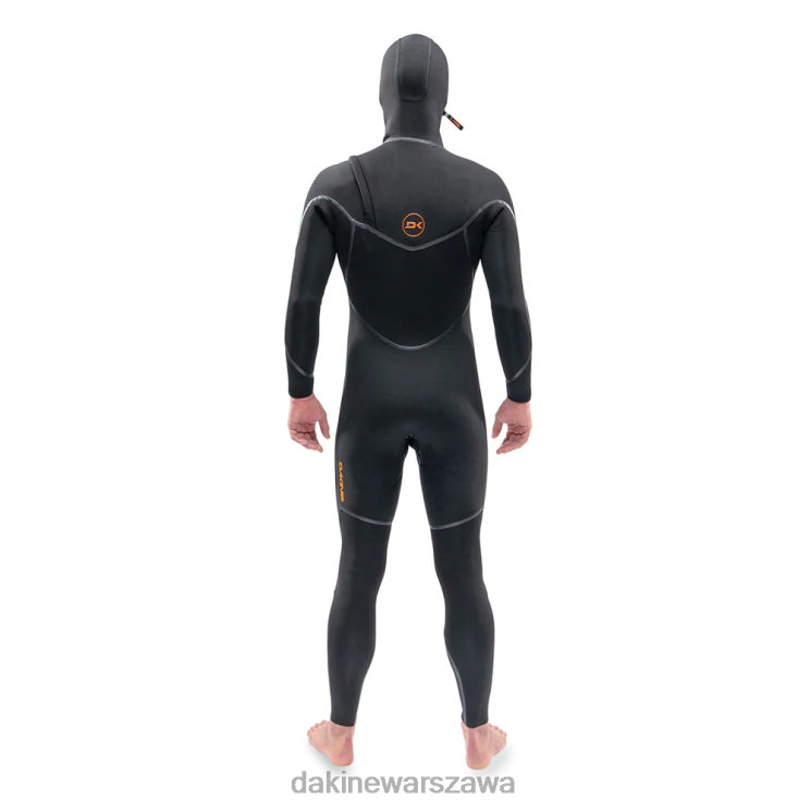 Dakine mężczyźni Kombinezon cyklonowy z kapturem i zamkiem błyskawicznym 4/3 mm B0XJ2124 czarny odzież