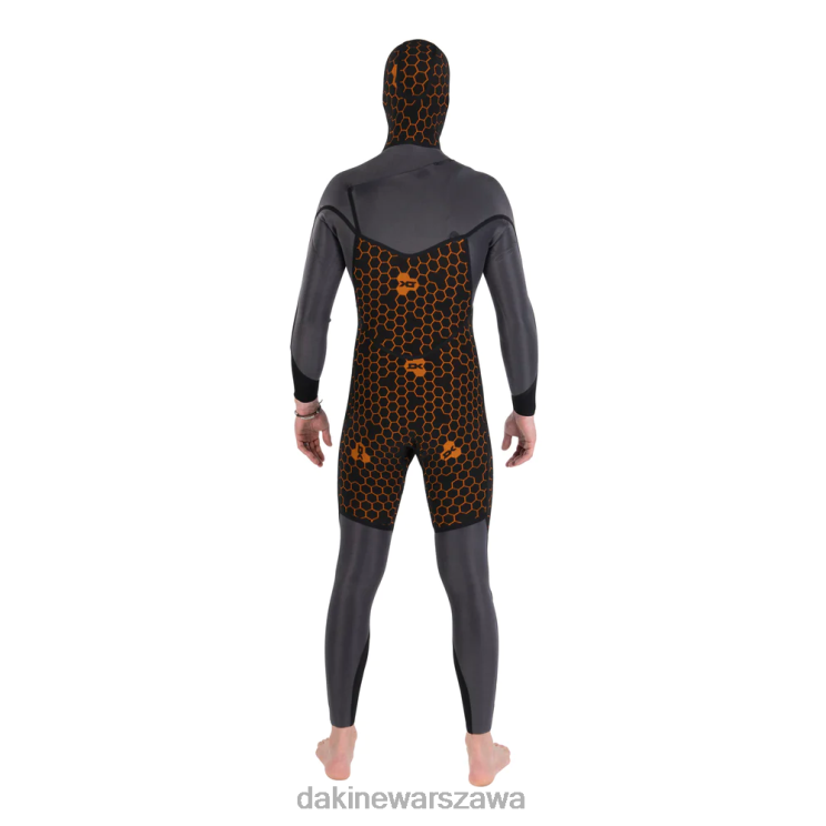 Dakine mężczyźni Kombinezon cyklonowy z kapturem i zamkiem błyskawicznym 5/4 mm B0XJ2125 czarny odzież