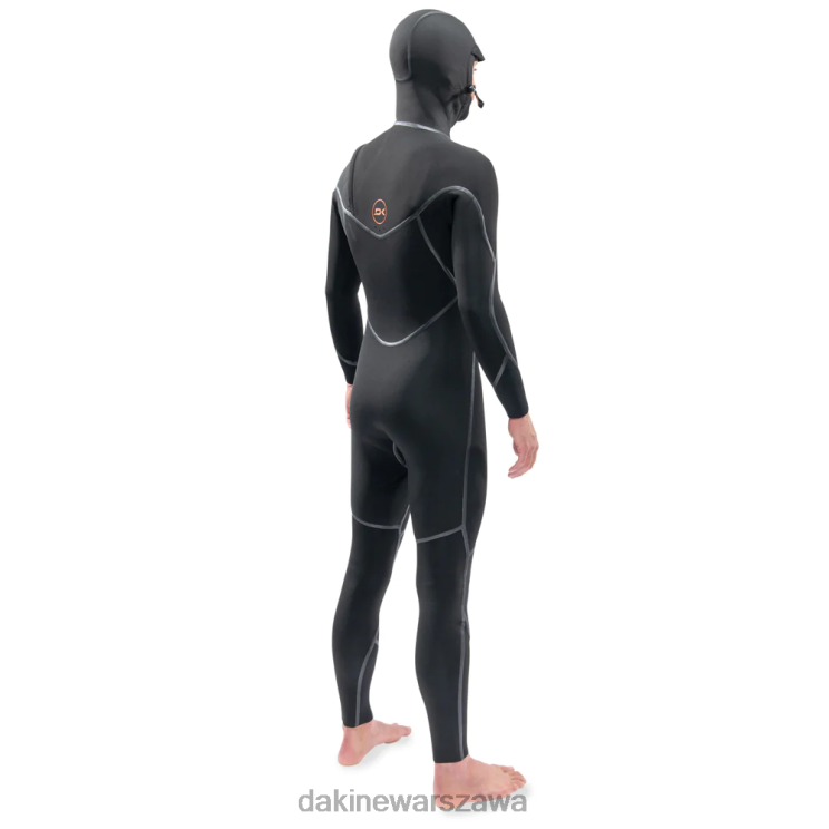 Dakine mężczyźni Kombinezon z kapturem, bez zamka cyklonowego, 5/4mm B0XJ287 czarny odzież