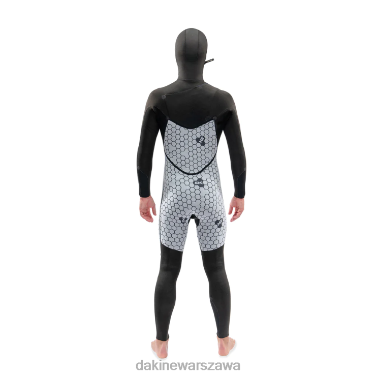 Dakine mężczyźni Kombinezon z kapturem i zamkiem błyskawicznym Mission Chest 4/3mm B0XJ288 czarny odzież