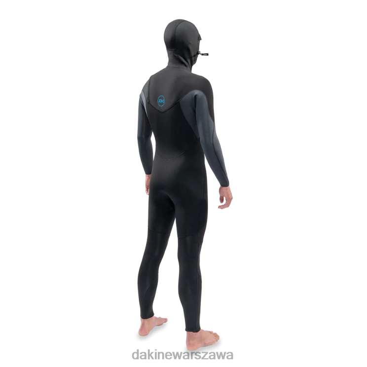 Dakine mężczyźni Kwantowy zamek błyskawiczny z kapturem 5/4/3 mm B0XJ2109 czarny szary odzież