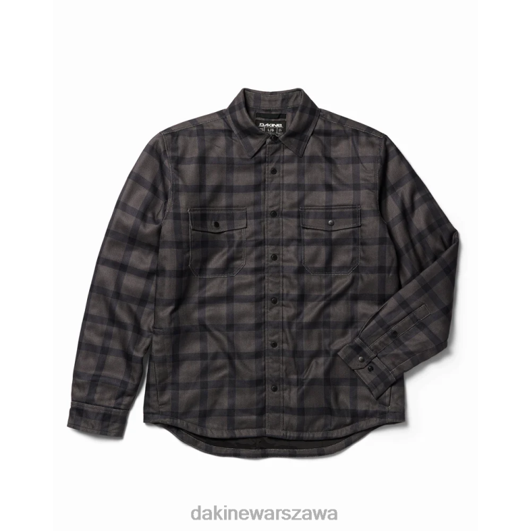 Dakine mężczyźni Flanela izolowana od ładowarki B0XJ261 szara krata odzież