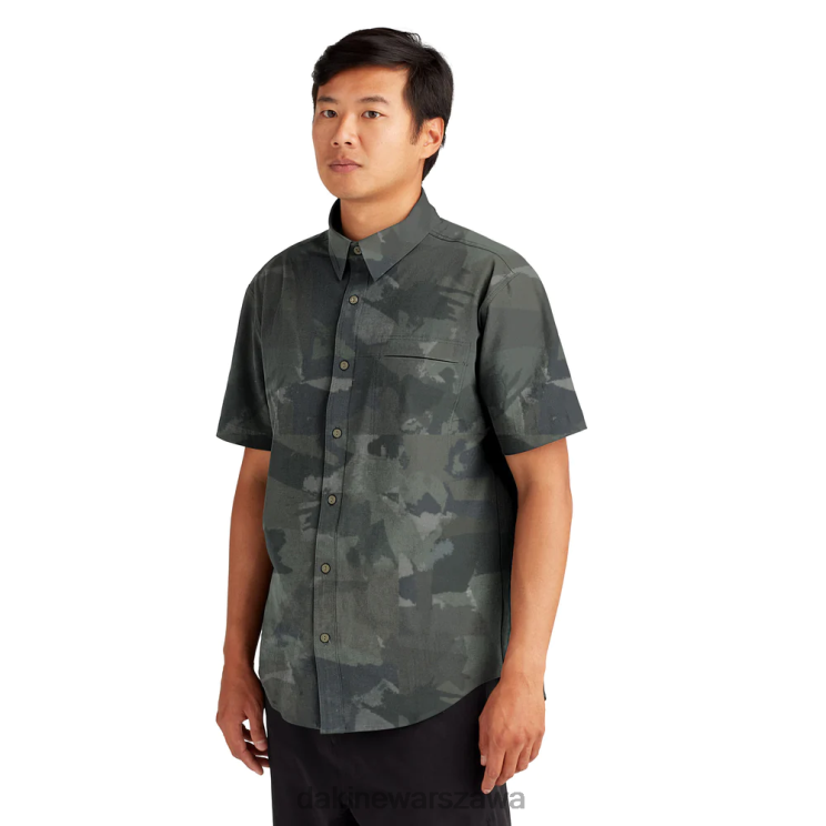 Dakine mężczyźni Zawietrzna koszula z krótkim rękawem, zapinana na guziki B0XJ264 wierzchni kamuflaż odzież