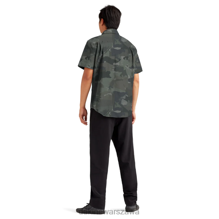 Dakine mężczyźni Zawietrzna koszula z krótkim rękawem, zapinana na guziki B0XJ264 wierzchni kamuflaż odzież