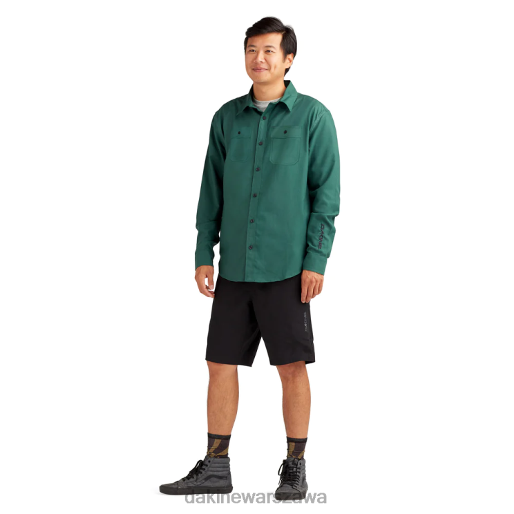 Dakine mężczyźni koszula flanelowa z ładowarką B0XJ258 jodła zielona odzież