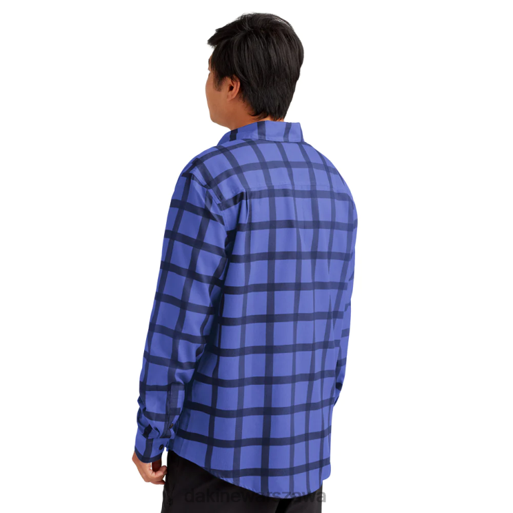 Dakine mężczyźni koszula flanelowa z ładowarką B0XJ260 rurkowa fioletowa krata odzież