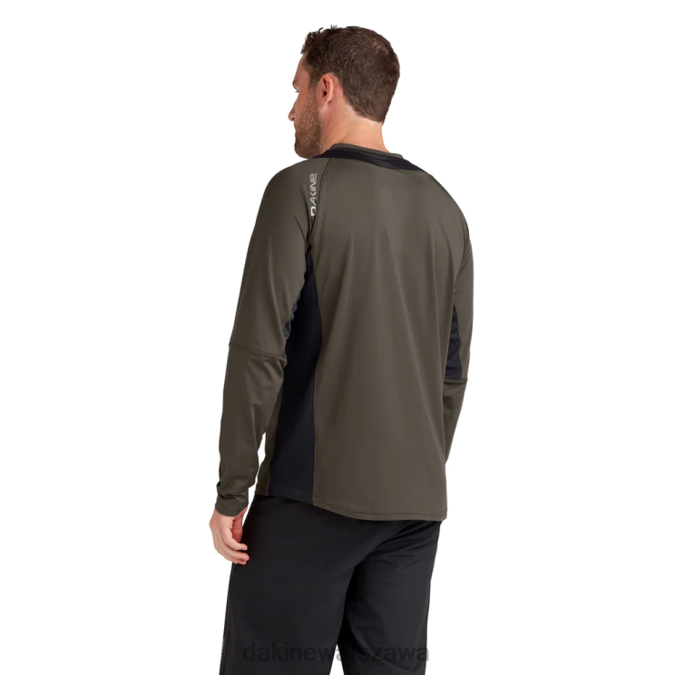 Dakine mężczyźni Koszulka rowerowa Vectra z długim rękawem B0XJ2173 torf zielony odzież