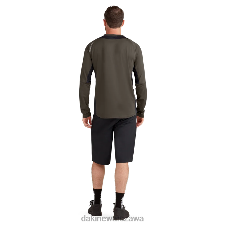 Dakine mężczyźni Koszulka rowerowa Vectra z długim rękawem B0XJ2173 torf zielony odzież