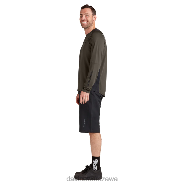 Dakine mężczyźni Koszulka rowerowa Vectra z długim rękawem B0XJ2173 torf zielony odzież