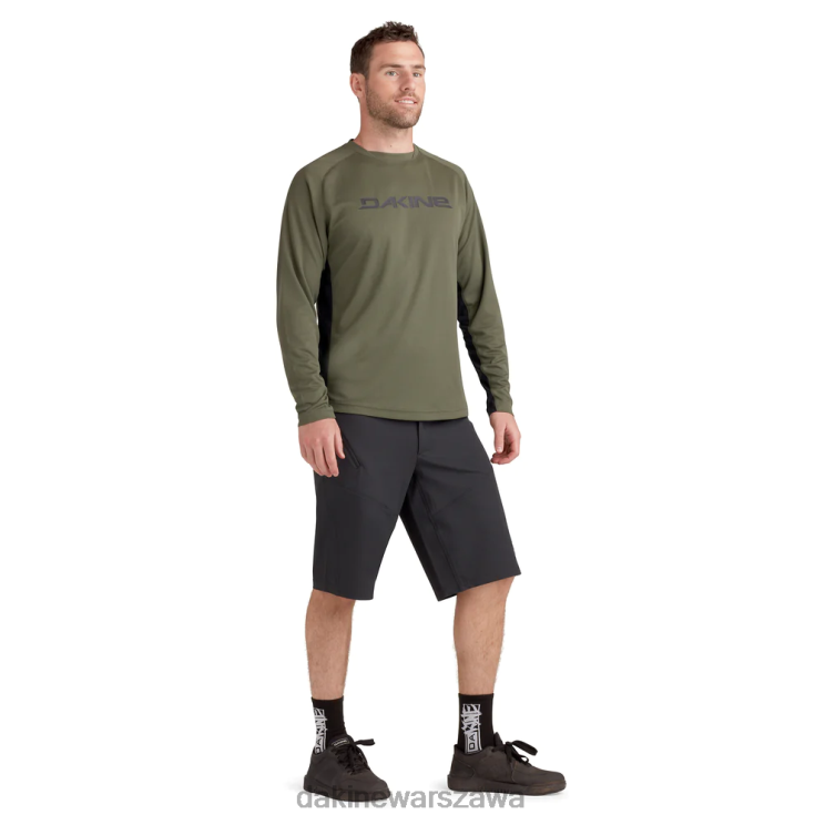 Dakine mężczyźni Koszulka rowerowa z długim rękawem Thrillium B0XJ2150 torf zielony odzież