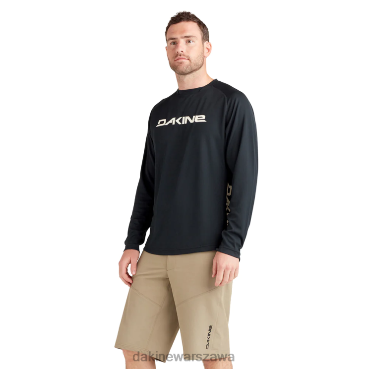 Dakine mężczyźni Koszulka rowerowa z długim rękawem Thrillium B0XJ2152 czarny odzież